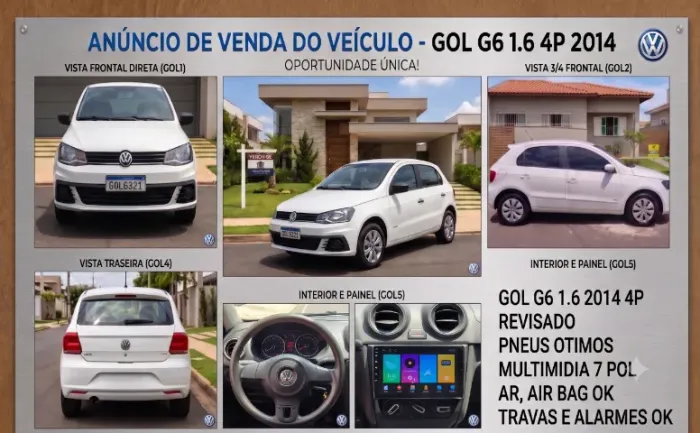 Volkswagen Gol Geração VI 1.6 8V MI Total Flex Mec. 4P 2014