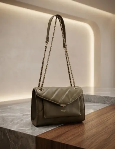 Bolsa Arezzo marrom média nova