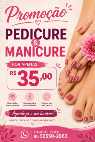 Manicure , cabeleiro, trabalhamos Com qualidade e preço baixo