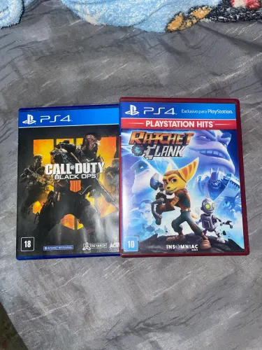 2 JOGOS DE PS4: CALL OF DUTY BLACK OPS 4 & RATCHET E CLANK