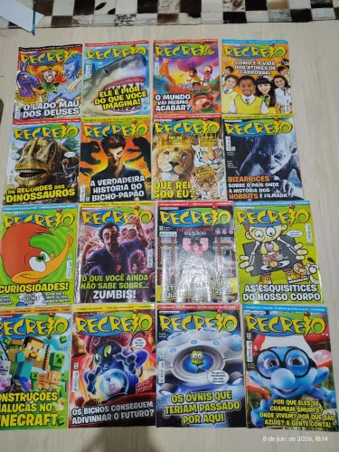 Lote com 32 revistas RECREIO, editora Abril