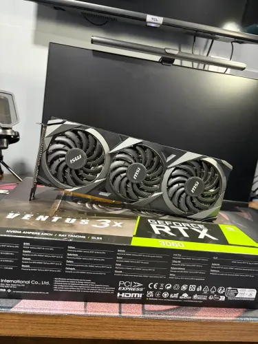 Placa de Vídeo RTX 3060 12gb MSI Ventus 3x