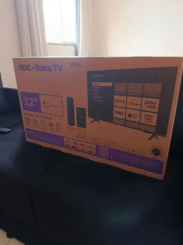 Tv Smart AOC ROKU 32 POLEGADAS LACRADA