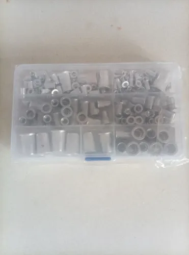 Porca de Rebite de Cabeça Plana SQXBK - Kit com 100 Peças BH/MG