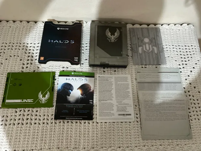 Halo 5 Edição Limitada Steelbook com Luva