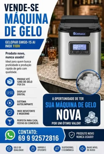 Vende- se Máquina de Gelo