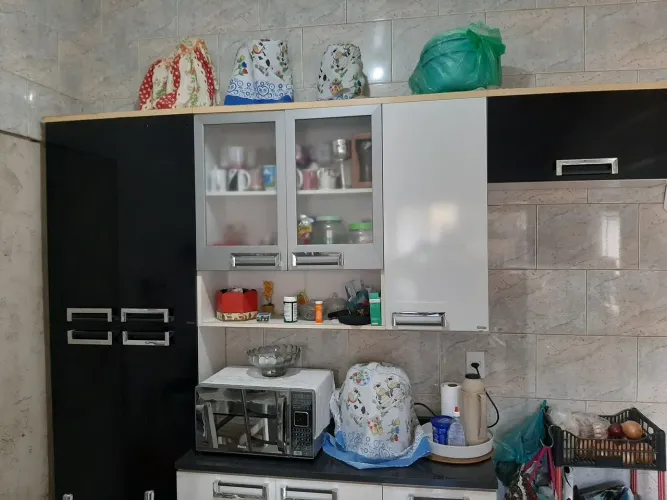 Armário de cozinha.