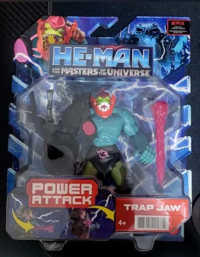 Boneco trap jaw he man novo