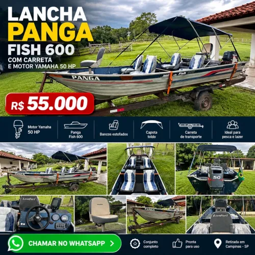 Barco Fischer 600 (5,97m) - Camp Náutica | Ano 2011 | Completo e Conservado