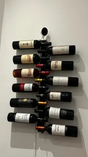 Suporte vinho parede