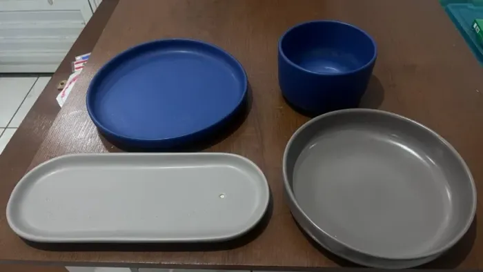 Conjunto de tijelas de cerâmica com 4 peças