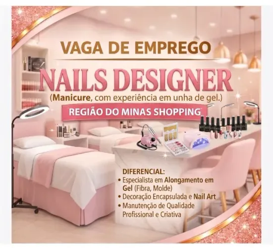 VAGA PARA NAIL DESIGNER
