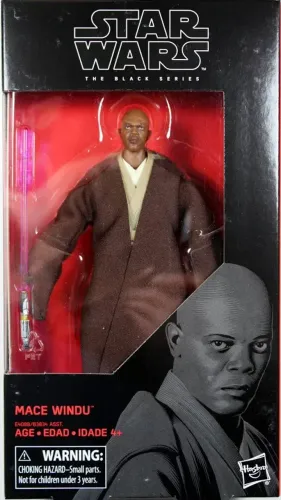 Star Wars Black Series 6" Mace Windu Action Figure Episódio II