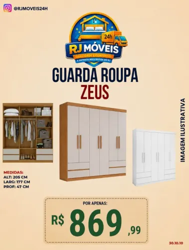Guarda roupa Zeus