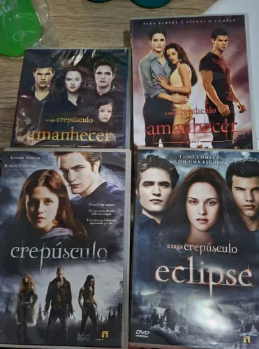 Coleção DVDs Saga Crepúsculo 50,00