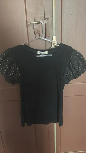 Blusa manga bufante