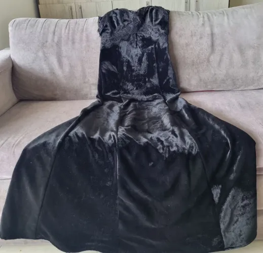 Vestido de festa veludo Preto nº 38