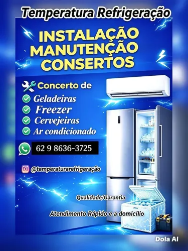 Preventiva e Corretiva:Consertos e Manutenção em(Geladeiras,Ar condicionado e outros