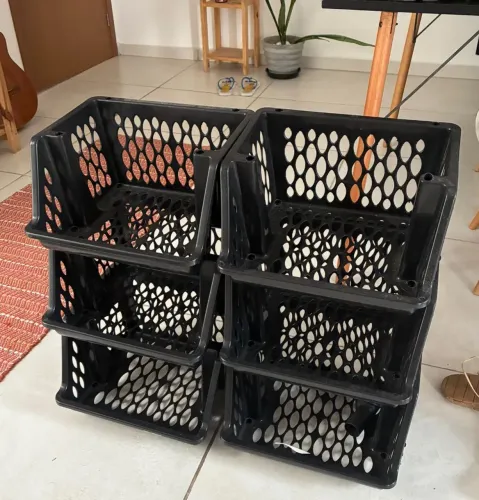 Rack de plástico