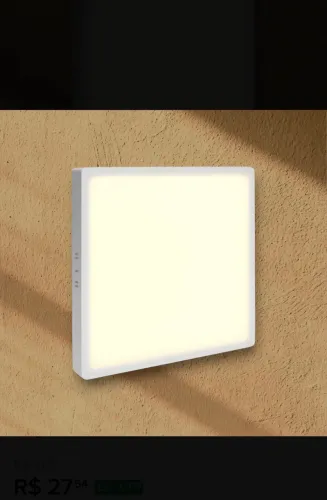 Painel paladim led sobrepor