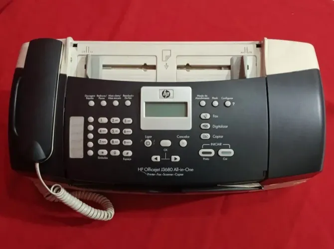 Fax HP Officejet J3680 All-in-One com Defeito