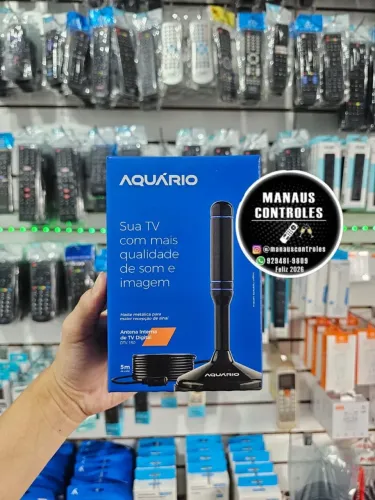 Antena para Tv Interna Aquário DTV 150