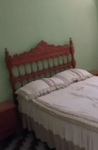 Cama de casal colonial madeira maciça 