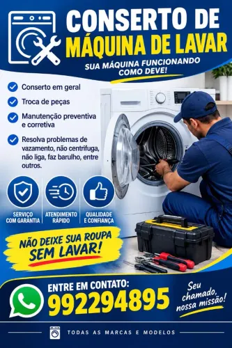 Conserto de máquina de lavar 