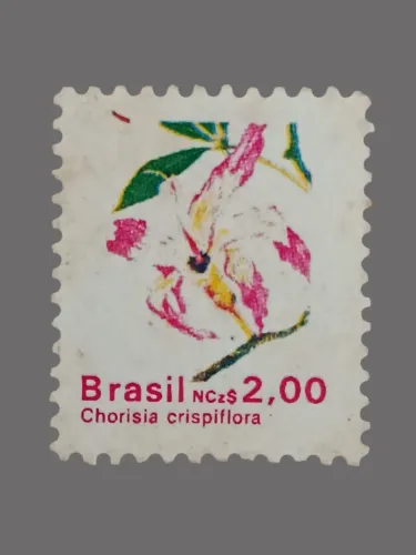 Selo Brasil orquídea - raridade