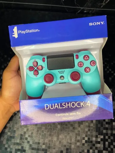 Controle Ps4 Sem Fio Sony verde menta