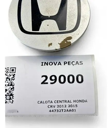 Calota Central Honda Crv 2012 2015 44732t2aa01 Cinza
