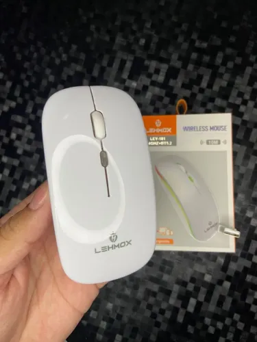Mouse sem Fio Led RGB Ley-181 LehMox