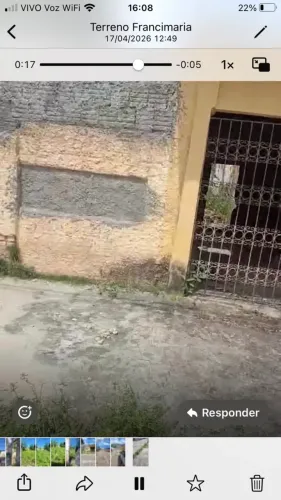 vendo terreno na cidade esperança todo murado