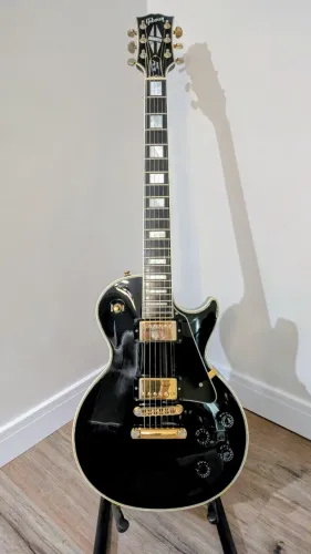 Guitarra Elétrica Gibson Les Paul Custom Ebony-perfeitíssima