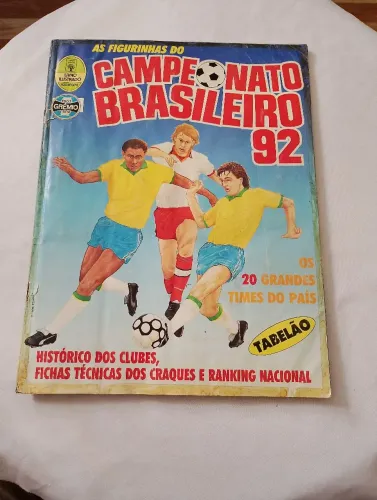 Álbum de figurinhas do campeonato brasileiro 92