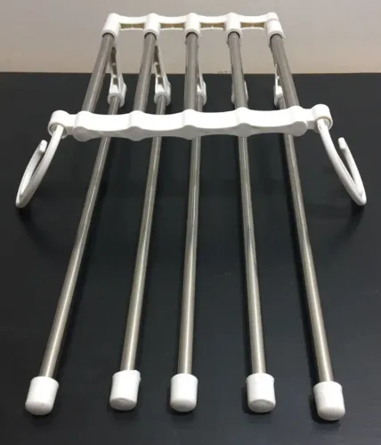 Cabide Organizador Multifuncional 5 Divisórias Para Calças - NOVO