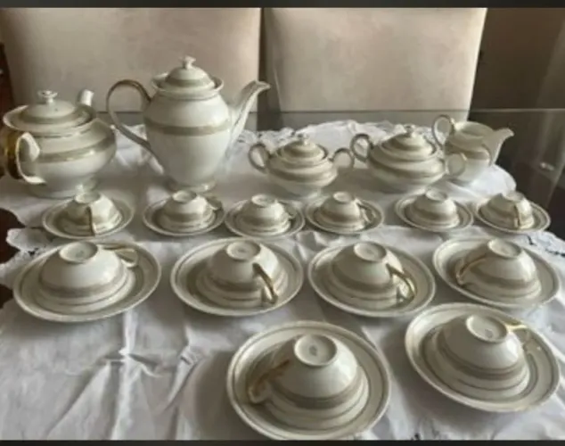 Conjunto de chá e café vista alegre