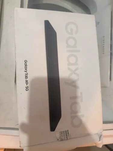 Tablet A9 Plus 5G e Wi-Fi Caixa e nota