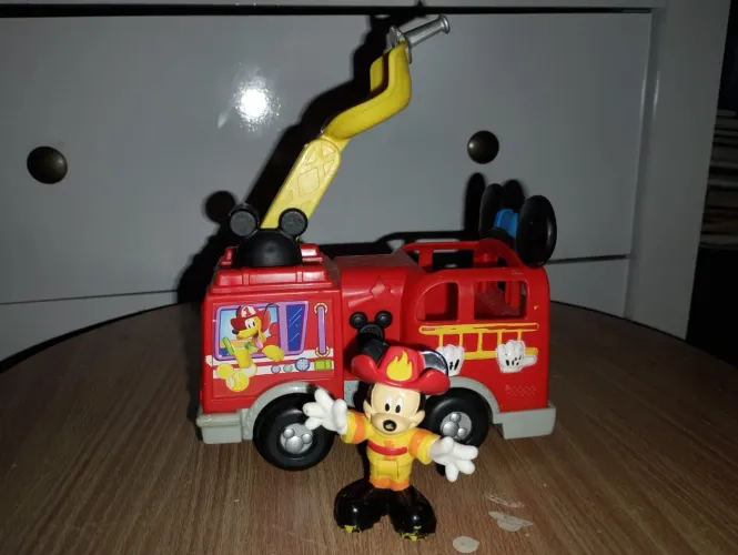 Caminhão De Bombeiro Do Mickey Mouse Fisher-Price Disney - Completo