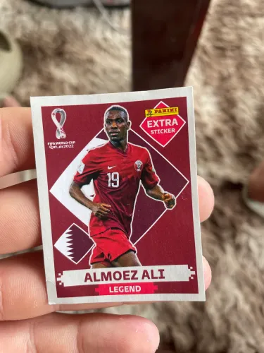 Figurinha legend da copa de 2022 ALMOEZ ALI DO QATAR