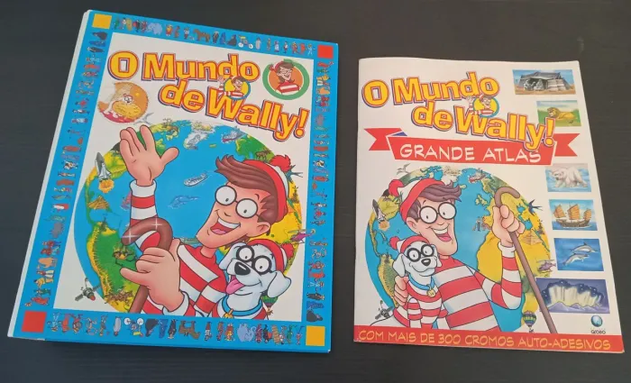 Fichario E Grande Atlas O Mundo De Wally Anos 90