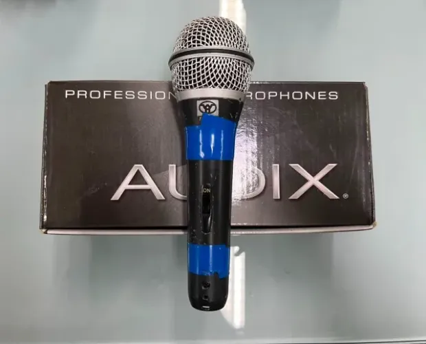 Microfone Profissional Audix Com Caixa - Funcionando
