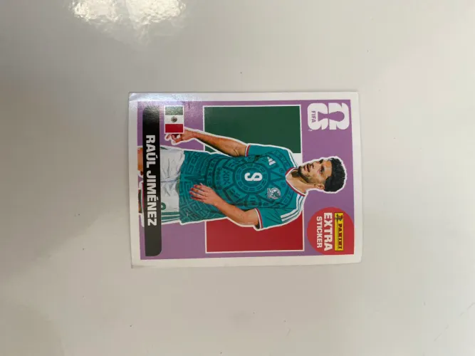 Figurinha da copa 2026 Raúl jiménes
