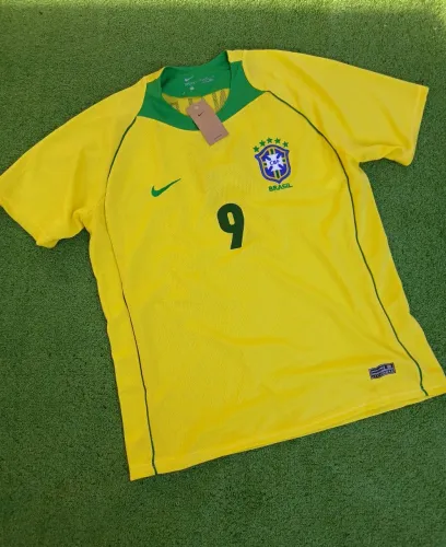 Camisa Ronaldo 9 Seleção Brasileira Retrô
