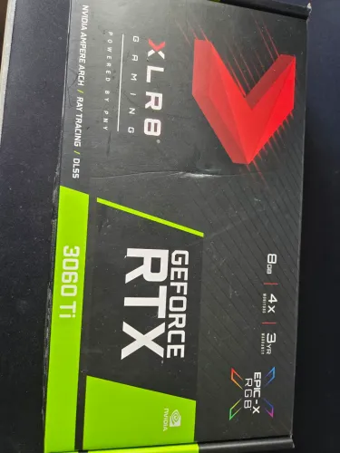 Placa De Vídeo Nvidia PNY XLR8 GeForce RTX 3060 Ti 8GB