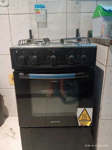 Fogão Atlas Mônaco Plus 4 Bocas com Forno - Pouco Usado<br>