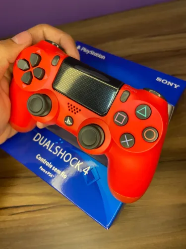 Controle Ps4 Sem Fio Vermelho an9