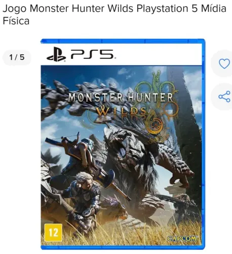 Monster Hunter - Mídia Física- PS5