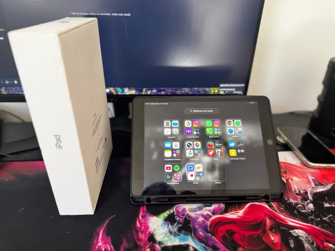 iPad 9ª Geração 64 GB - Cinza Espacial | Completo na Caixa