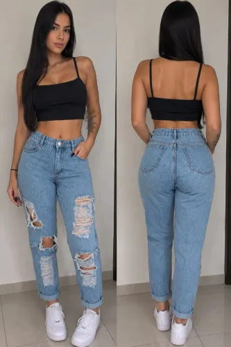Calça jeans feminina Tam 40